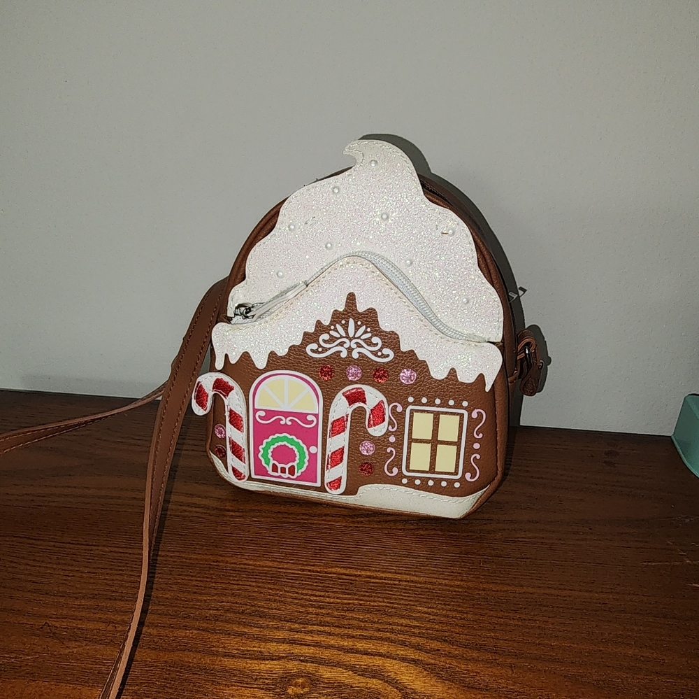 Bath And Body Works Gingerbread Housr Small Crossbody Bag